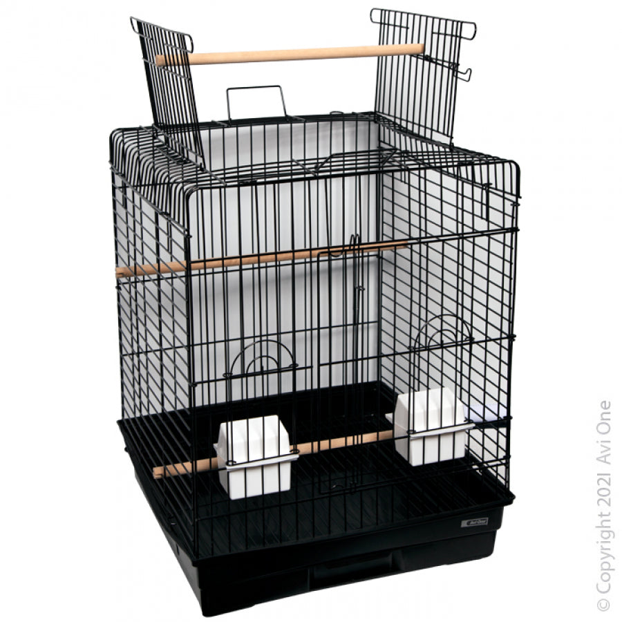 Avi One | Bird Cage Square Open Top Large | PETQuarters