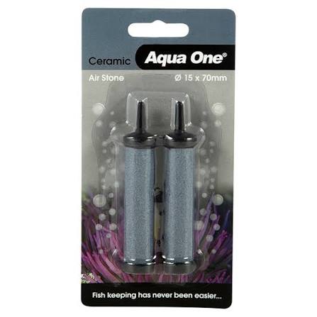AQUA ONE AIRSTONE CERAMIC 70X15MM 2PK