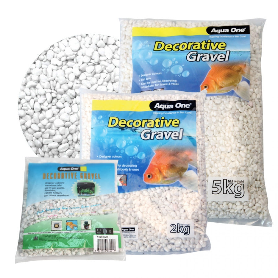 GRAVEL WHITE 2KG 7MM