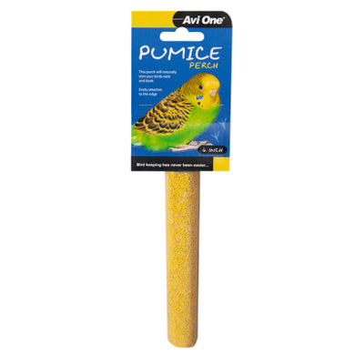 AVI ONE PERCH PUMICE 6IN YELLOW