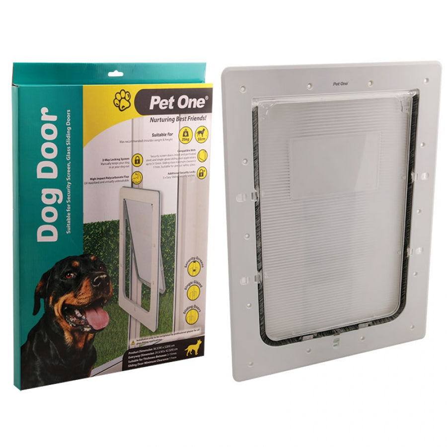 DOOR DOG POLY (S) SCREEN/SNG GLAZE & SLIDING GLASS FIT 9KG 23CM