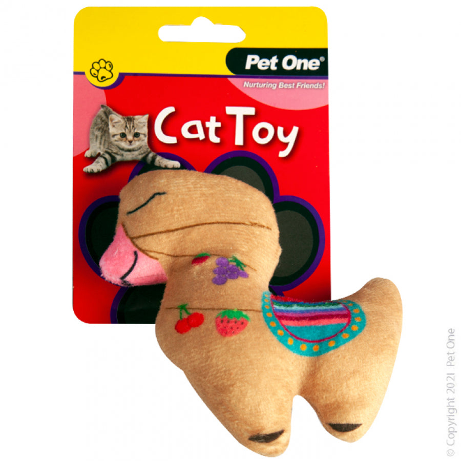 CAT TOY PLUSH LLAMA