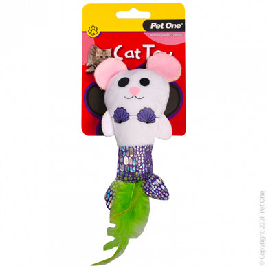 CAT TOY PLUSH MERMOUSE