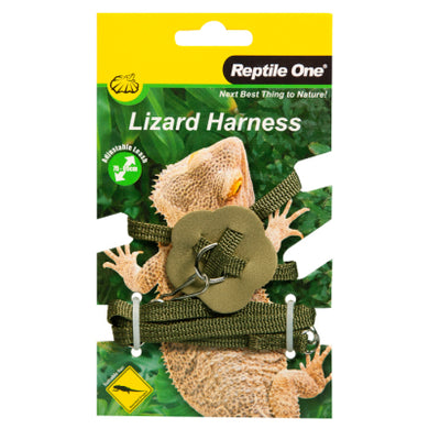 LIZARD HARNESS WITH ADJUSTABLE LEASH