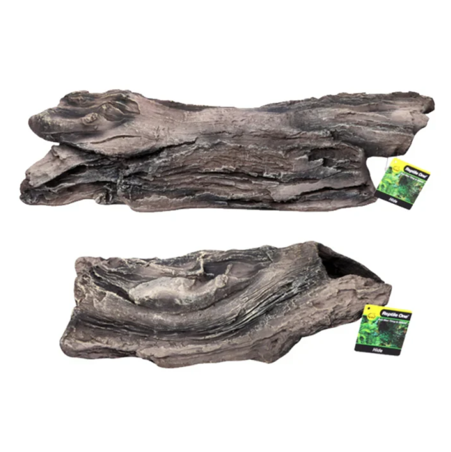 REPTILE ONE COPI LOG HIDE SMALL BLACKWOOD 42X18X13CM