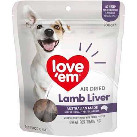 LOVE EM LAMB LIVER 200G