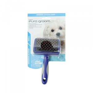 EUROGROOM DOG H/HOG SLICK SM RED TIP