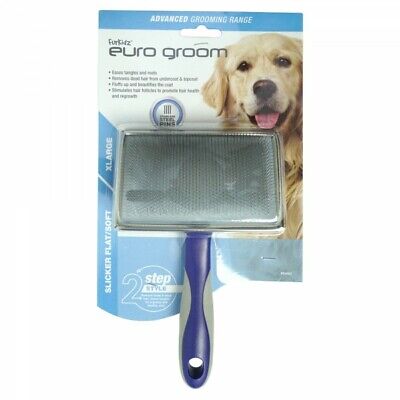 EURO GROOM DOG SOFT SLICKER BRUSH XL