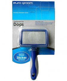 EURO GROOM DOG SOFT SLICKER BRUSH SML