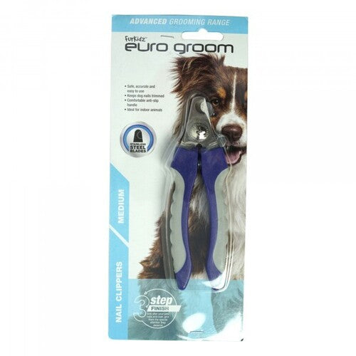 EURO GROOM DELUXE NAIL CLIPPER - MEDIUM