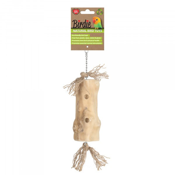 BIRDIE NATURAL TOY - FORAGING TRUNK