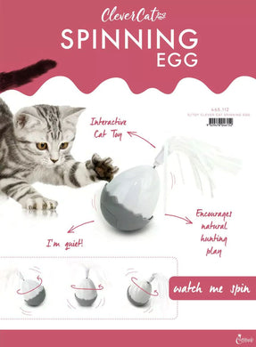 CLEVER CAT SPINNING EGG