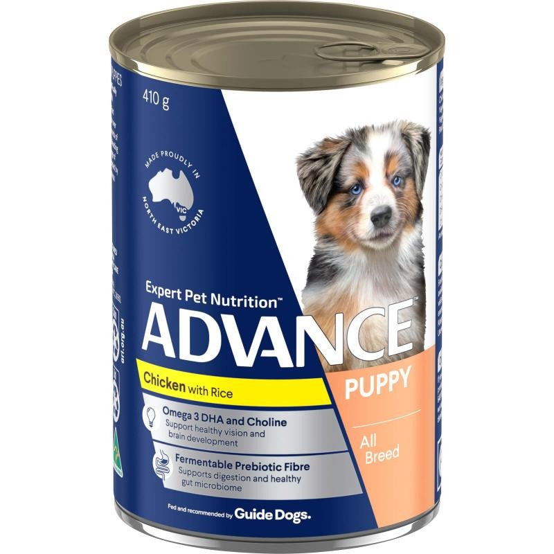 ADVANCE DOG WET PUP CHKN 700G