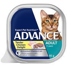 ADVANCE CAT WET TNDR CHIC 85G