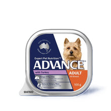 Load image into Gallery viewer, ADVANCE DOG WET TURKEY 100G