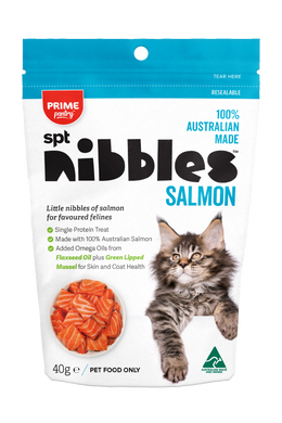 PRIME100 PRIME PANTRY SPT NIBBLES SALMON 40G