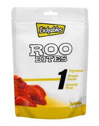 LICKABLES 1 ROO BITES 100G 