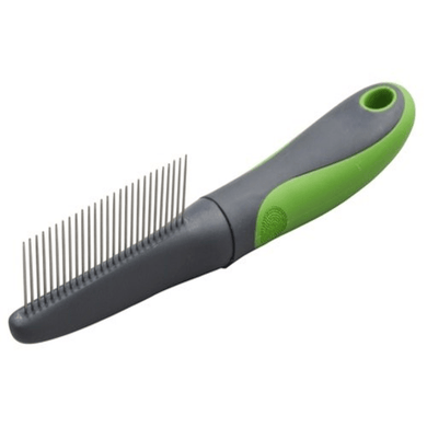 GROOMING COMB GREEN / GREY