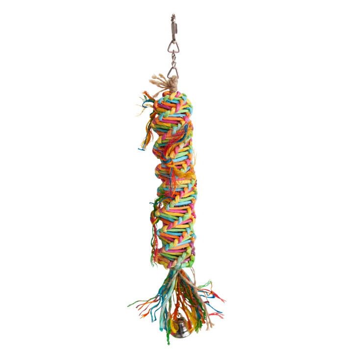 KAZ BIRD TOY RAINBOW SISAL TOWER MEDIUM