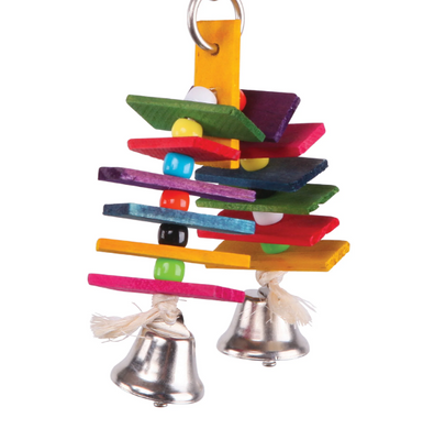 KAZ BIRD TOY ARCH CHIPS & BELL SMALL