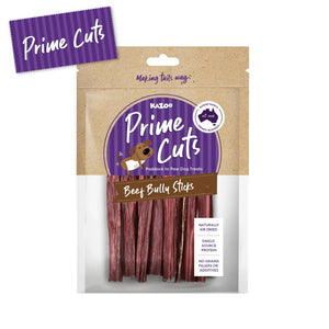 KAZOO PRIME CUTS BEEF BULLY STICKS 20CM 5PK