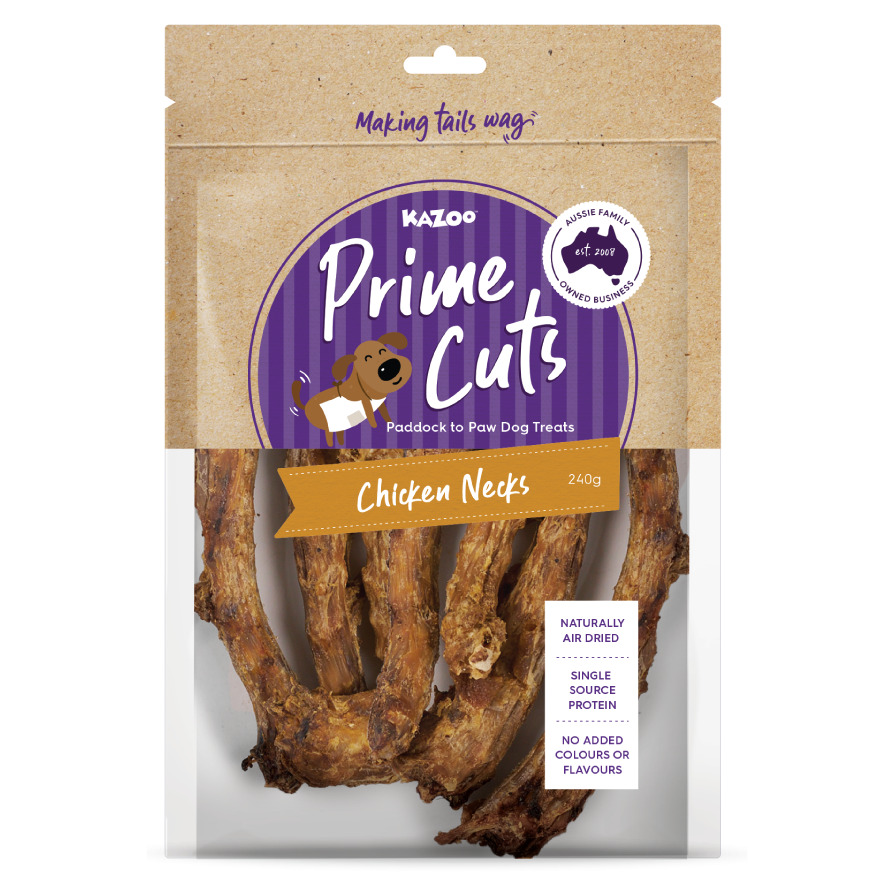 KAZOO PRIME CUTS CHICKEN NECKS 240G