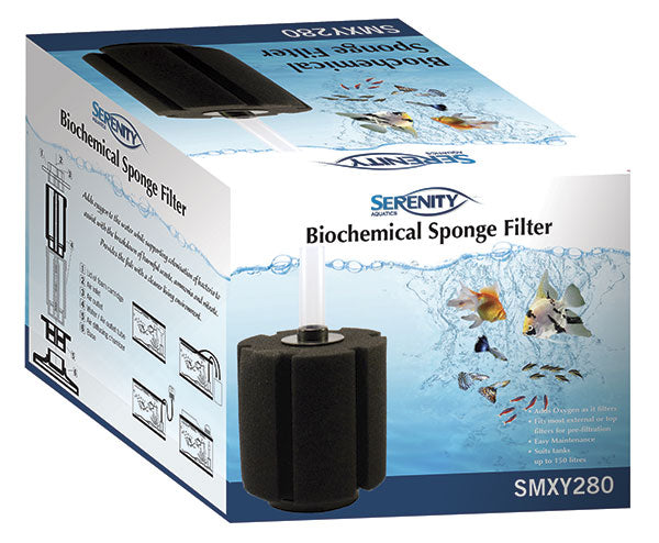 SERENITY SMXY280 BIOCHEMICAL SPONGE FILTER 