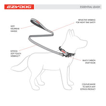 Load image into Gallery viewer, EZYDOG LEASH ESSENTIAL 48 ORANGE