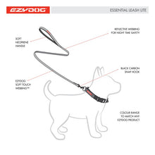 Load image into Gallery viewer, EZYDOG LEASH ESSENTIAL 72 LITE BLUE