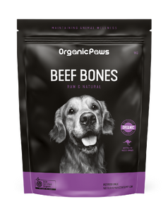 ORGANIC PAWS BEEF BONES 1KG