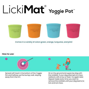 LICKIMAT YOGGIE POT XS-XL PURPLE