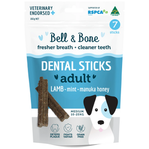 BELL & BONE DENTAL CHEW MEDIUM LAMB