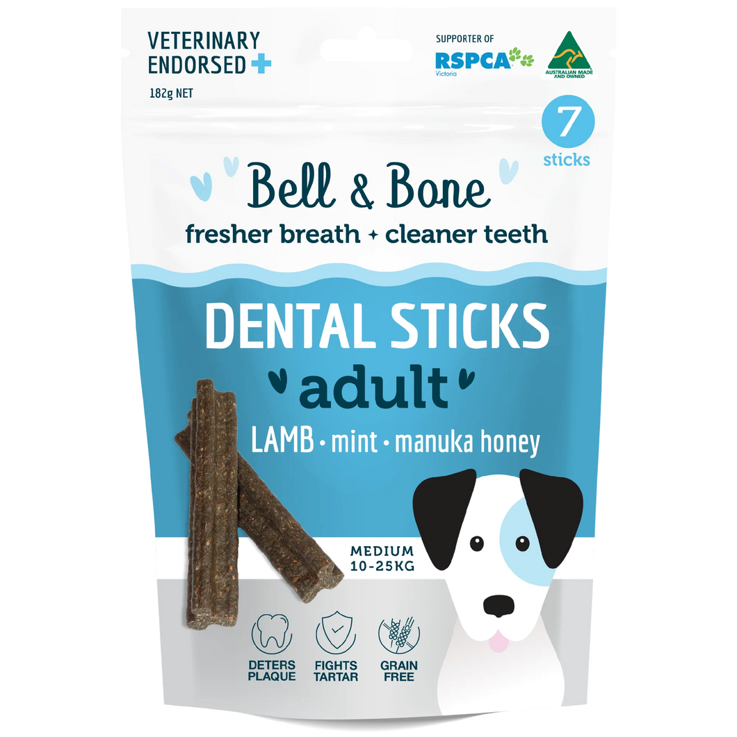 BELL & BONE DENTAL CHEW MEDIUM LAMB