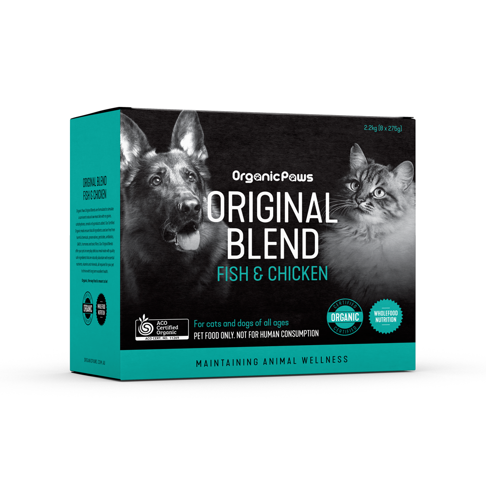 ORGANIC PAWS ORIGINAL BLEND FISH & CHICKEN 2.2KG