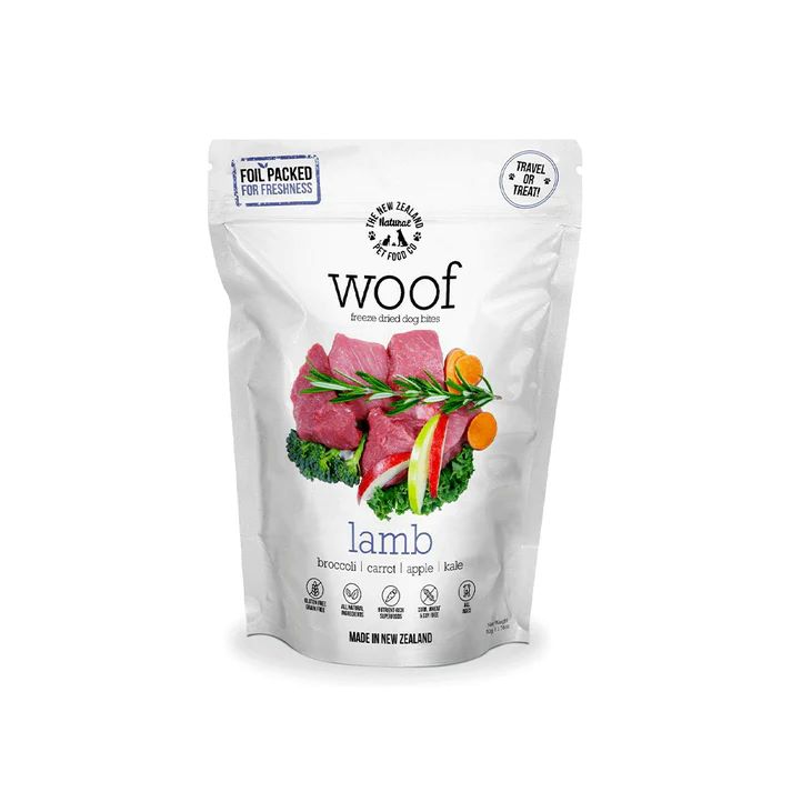 WOOF DOG FREEZE DRIED LAMB 50GM