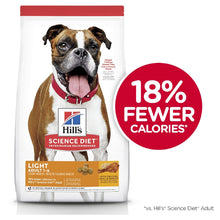 Load image into Gallery viewer, HILL&#39;S SCIENCE DIET LIGHT ADULT DRY DOG FOOD 12KG