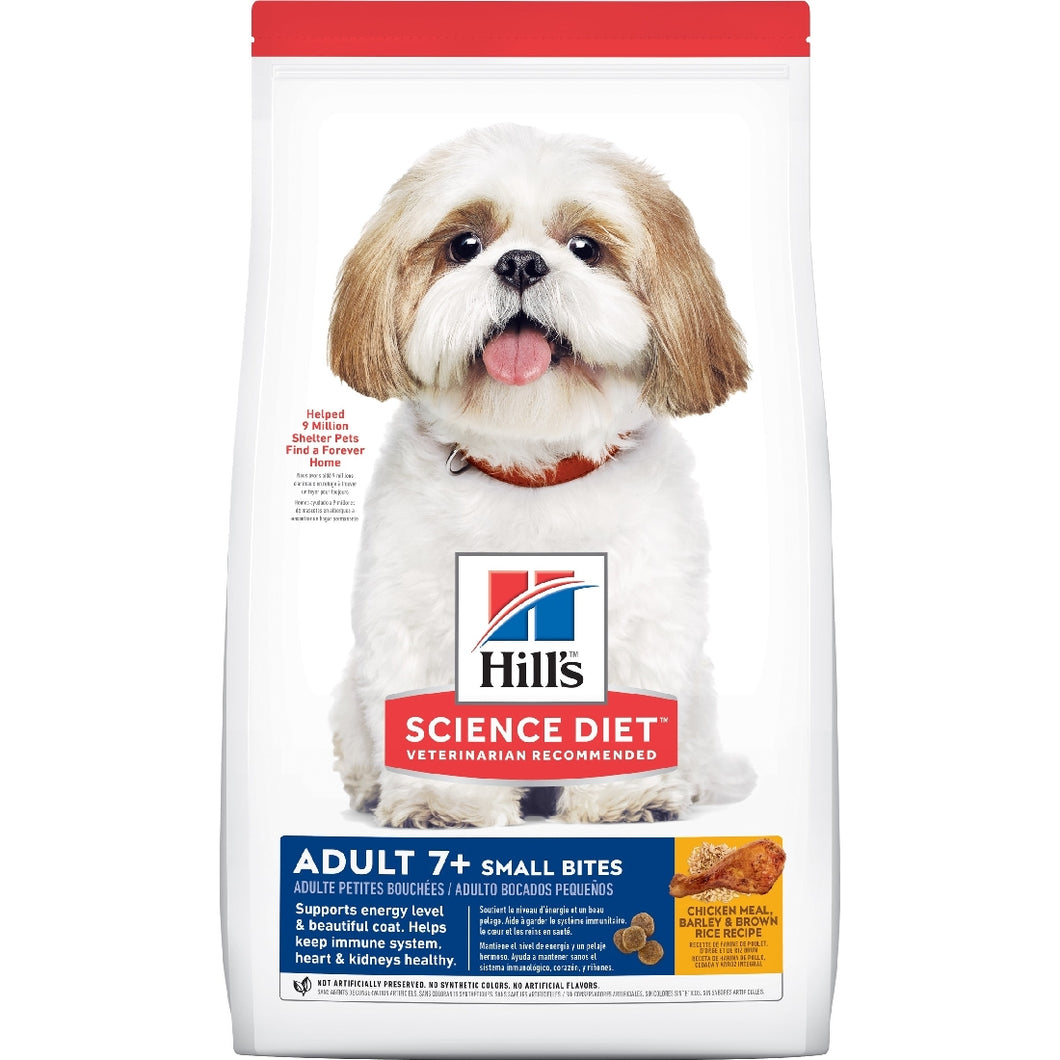 HILL'S SCIENCE DIET SENIOR ADULT 7+ SMALL BITES DRY DOG FOOD 2KG