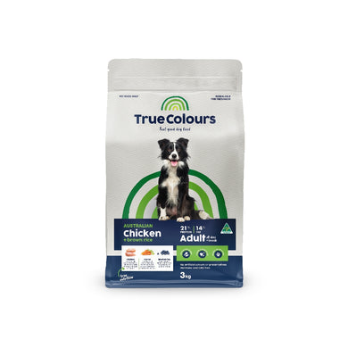 TRUE COLOURS ADULT CHICKEN & BROWN RICE 3KG