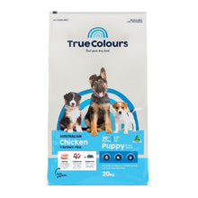 Load image into Gallery viewer, TRUE COLOURS PUPPY CHICKEN &amp; BROWN RICE 20KG