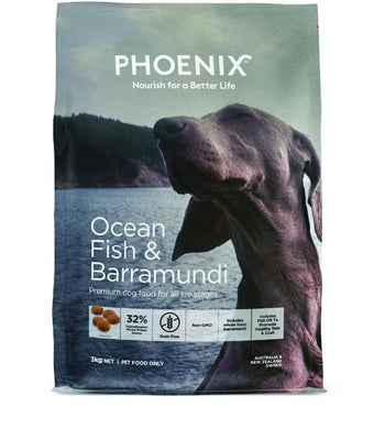 PHOENIX DOG OCEAN FISH & BARRAMUNDI 3KG