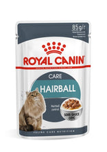 Load image into Gallery viewer, Pack of ROYAL CANIN CAT HAIRBALL GRAVY 85GX12
