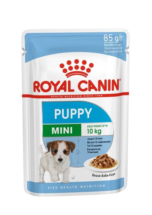 Pack of ROYAL CANIN DOG WET MINI PUPPY 85GX12