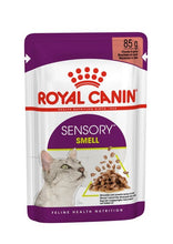 Load image into Gallery viewer, Pack of ROYAL CANIN CAT SENSORY SMELL GRAVY 85G X 12