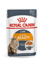 Load image into Gallery viewer, Pack of ROYAL CANIN CAT INTENS BEAUT JELLY 85G x 12