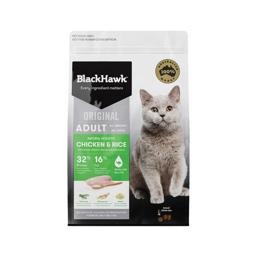 BLACK HAWK CAT CHICKEN & RICE 3KG