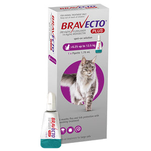 BRAVECTO+ CATS PURPLE 1PK