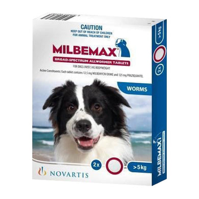 MILBEMAX DOG 5-25KG 2'S