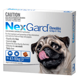 NEXGARD CHEWS MD DOG BLUE 3PK