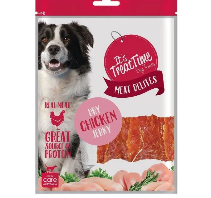 IT'S TREAT TIME CHICKEN JERKY DRY 250G