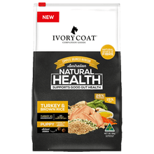 Load image into Gallery viewer, IVORY COAT PUPY LARGE BREED TURKEY &amp; BROWN RICE 2.5KG